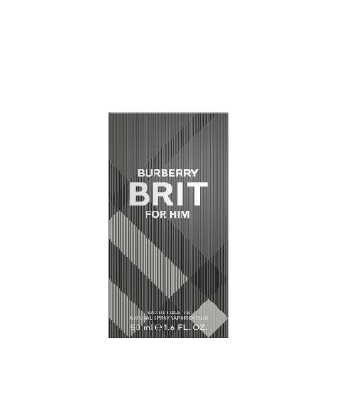 Burberry Brit Eau de Toilette Woody Men's Cologne With Notes of Cedarwood Green Mandarin Wild Rose & Tonka Bean Long Lasting Fragrance 1.6 Fl Oz (Pack of 1) - Buy Online on GoSupps.com
