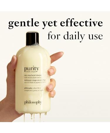 PHILOSOPHY purity made simple facial cleanser with meadowfoam seed oil cleanses skin of dirt oil and makeup all in one simple step 90 ml (Pack of 1) - Buy Online on GoSupps.com