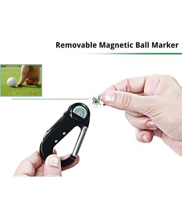 All in One Golfer's Tool: Divot Fixer, Magnetic Ball Marker, Spike Wrench, Pocket Knife & Keyring Holder - Buy Online on GoSupps.com