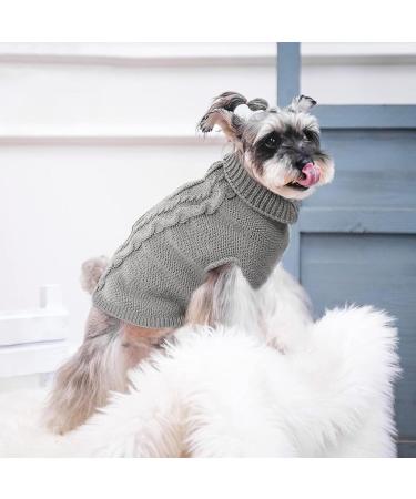 FWLWTWSS Winter Dog Sweater | Soft Knitted Costume for Small & Medium Dogs | Warm Roll Collar Sweater for Pets - Shop Now! - Buy Online on GoSupps.com