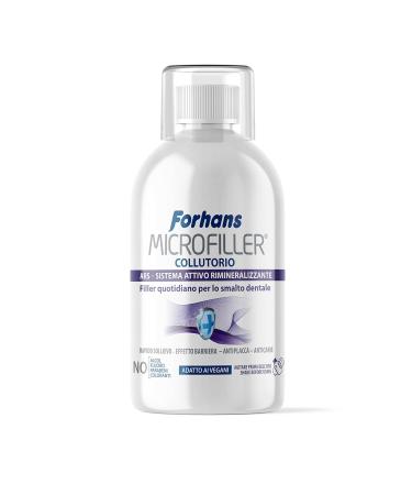 Forhans Microfiller Mouthwash | Active Remineralization System for Sensitive Teeth | Paraben & Fluoride-Free | 500ml - International Shipping Available - Buy Online on GoSupps.com