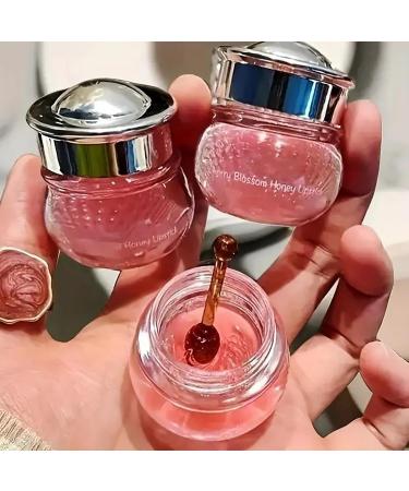 5g Honey Moisturizing Lip Balm Lip Balm Honey Lip Balm Cherry Blossom Pink Lip Balm Moisturizing Dry Lips Long-Lasting Hydration Restores Softness(1PC) - Buy Online on GoSupps.com