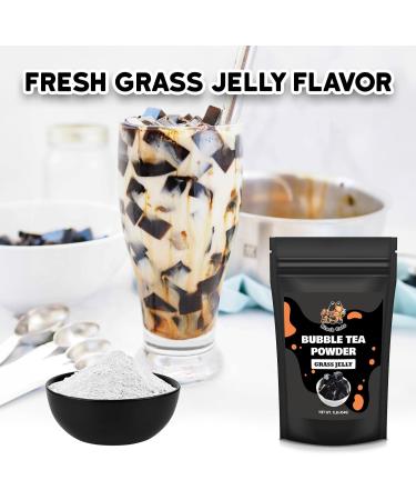 Bubble Tea Powder Kit | Grass Jelly Mix | 1LB (454g) | 18 Servings | Instant Boba Drink Mix for Smoothies and Tapioca Pearl Milk Tea - Buy Online on GoSupps.com