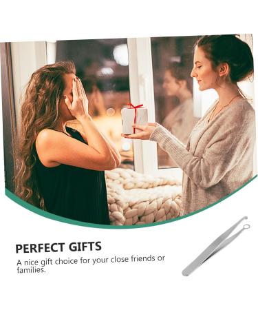 Beavorty Eyebrow Clippers 1pc Nose Hair Trimmer Metal Stainless Steel Tweezer Man Round Tip Eyebrow Tweezers - Buy Online on GoSupps.com