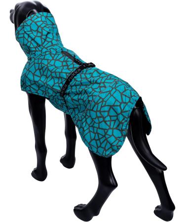 Rukka Pets Hayton Warm Raincoat for Dogs - Aqua | Waterproof & Cozy Dog Apparel - Buy Online on GoSupps.com
