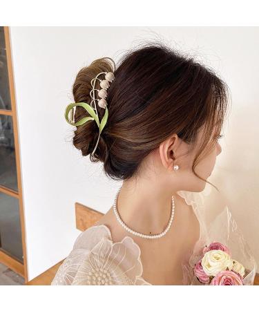 Lily of The Valley Non-Slip Metal Hair Clip - Elegant Orchid Flower Fashion Accessory - Buy Online on GoSupps.com