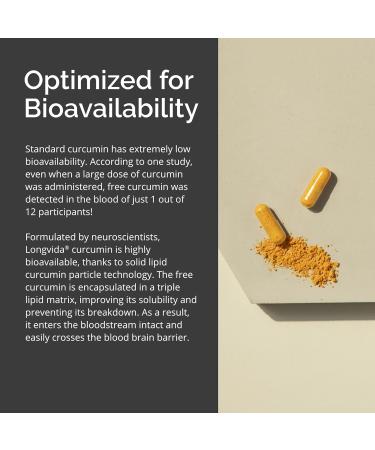 BRAINMD Brain Curcumins - 30 Vegan Capsules - With Longvida Curcumin - Gluten Free - 30 Servings 30 Count (Pack of 1) - Buy Online on GoSupps.com