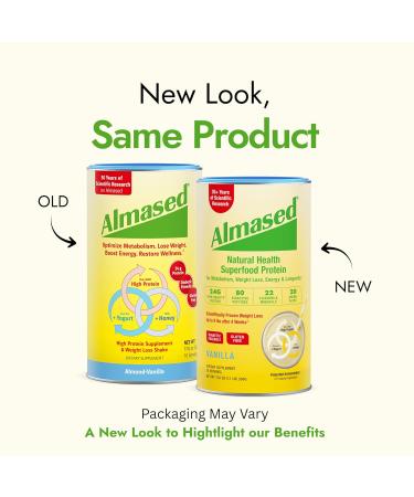 Almased Weight Loss Protein Powder Natural Meal Replacement Shake High Protein (Vanilla 6 cans + Scoop) - Buy Online on GoSupps.com