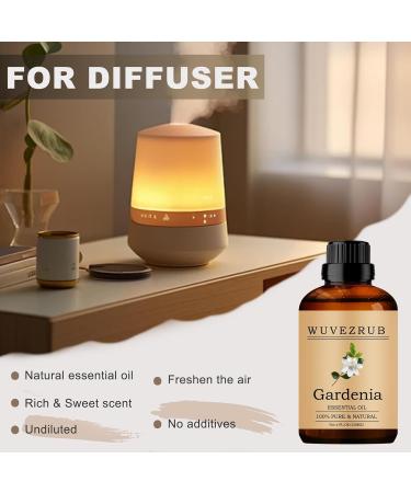 Gardenia Essential Oils 60ML Pure and Natural Essential Oil for Aromatherapy Diffuser - 2 Fl Oz (120 Gardenia) - Buy Online on GoSupps.com