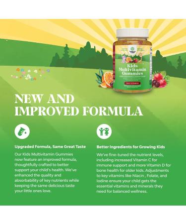 Bundle of Kids DHA Omega 3 Gummies - Fatty Acids Omega 3 6 9 for Brain Immune Strength & Vision and Plant Based Kids Multivitamin Gummies with Vitamins A C D3 E B and Zinc for Immunity Support - Buy Online on GoSupps.com
