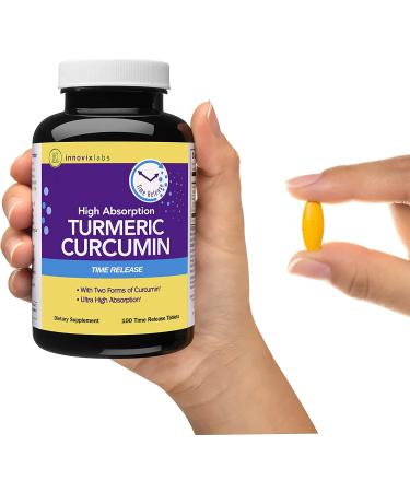 High Absorption Curcumin - 100 Time Release Tablets | InnovixLabs - Buy Online on GoSupps.com