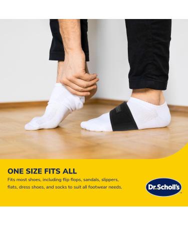 Dr. Scholl's Hot & Cold Adjustable Arch Sleeve for Custom Foot Support & Pain Relief - Lightweight Dual Temperature Therapy - Buy Online on GoSupps.com