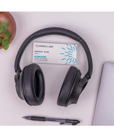 Buy Mint Extra Strength Caffeine Gum - 50mg Caffeine Taurine & B Vitamins Sugar Free & Zero Calorie | 48 Pieces (6 Packs) - International Shipping - Buy Online on GoSupps.com