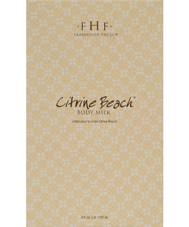 FarmHouse Fresh Citrine Beach Body Milk 8 Fl Oz - Hydrating Body Lotion - Buy Online on GoSupps.com