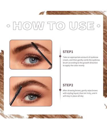AKARY Eyebrow Gel - Grey Tinted Mascara for Thickening & Shaping | Long Lasting Volumizing Makeup | Instant Fix for Natural Brows - Buy Online on GoSupps.com