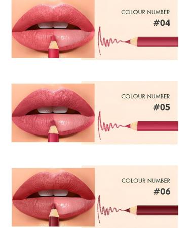  G n rique Lip Pencil Set - 12 Long-Lasting Smudge-Proof Colors - Long-Lasting Lip Liner for Women Girls Teens Wives Friends Family Sisters Birthdays Christmas Parties - Buy Online on GoSupps.com