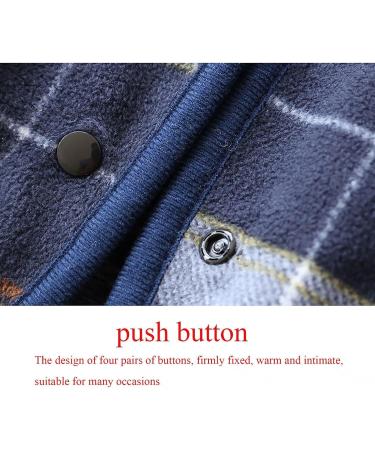 Fleece-Lined Wheelchair Cosy Cover Cozy Work Lap Blanket with Buttons Doublelayer Extra Warm Knee Blanket for Wheelchair for Patients Elders Cold Weather - Buy Online on GoSupps.com