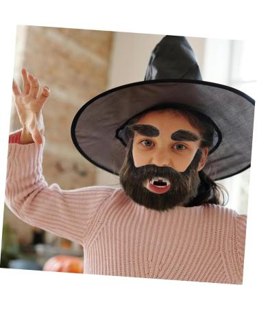 Mikinona 1 Set Beard Dress up Beard Fake Beards for Costumes Self Adhesive Beard DIY Fake Mustache Plush - Buy Online on GoSupps.com