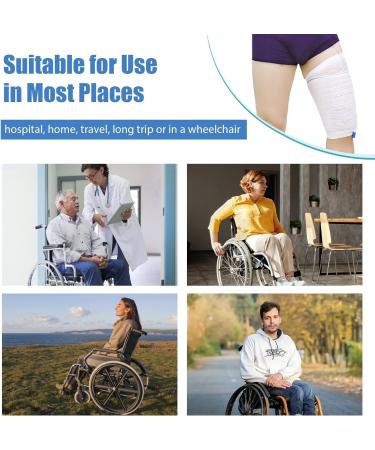 CARER SPARK Washable & Reusable Catheter Leg Bag Set - 2pcs XS - Incontinence Urine Bag Holder - Buy Online on GoSupps.com