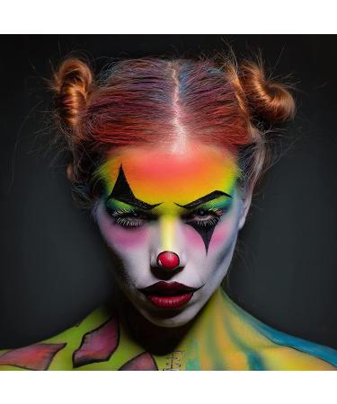 Bobisuka Glow in the Dark Face & Body Paint Set - Large Capacity Palette Kit for Art, Theater, Halloween - 140g Black & White - Buy Online on GoSupps.com