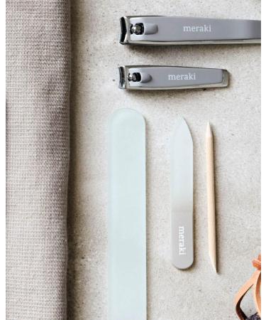 w. cuticle push nail file small clipper and large clipper grey - Buy Online on GoSupps.com