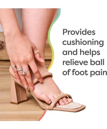 ZenToes High Heel Comfort Pads - Gel Cushions for Ball of Foot Pain - 2 Pairs - Women's Shoe Inserts - Buy Online on GoSupps.com