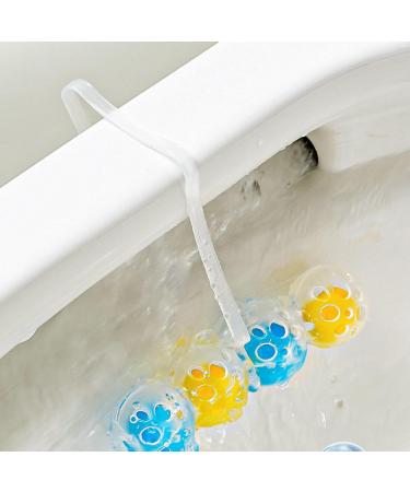 Shakven Rim Hanger Toilet Bowl Cleaner Scented Bathroom Toilet Cleaning Ball Hangable Self-Cleaning Scented Toilet Bowl Freshener With Folding Hook Quick Foaming - Buy Online on GoSupps.com