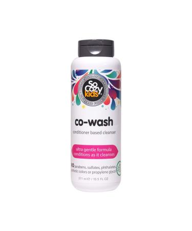 So Cozy Co-Wash Cleansing Conditioner For Kids Hair | Ultra Gentle Formula | 10.5 fl oz | No Parabens Sulfates Synthetic Colors or Dyes