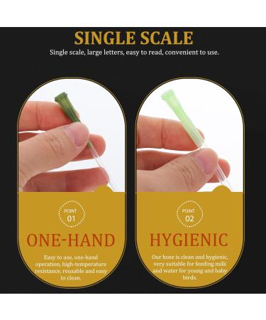 PopetPop 18 STK Feeding Hose for Parrots | Bird Medicine Water Dispenser & Accessories | Manual Bird Feeder (12x0.4cm 2pcs) - Buy Online on GoSupps.com