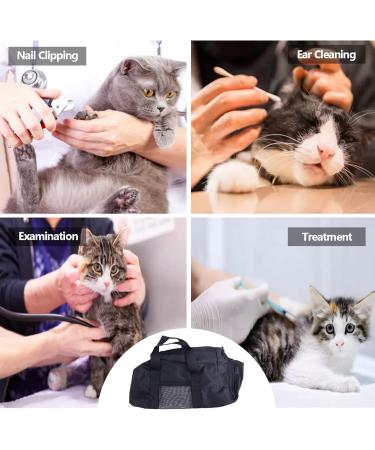 Buy Soonhua Cat Grooming Bag | Adjustable Bathing & Swimming Solution | Anti-Scratch Breathable Fur Care Pocket - Buy Online on GoSupps.com