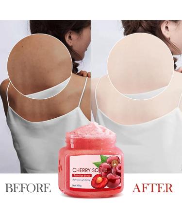 Exfoliating Clarifying Scrub Exfoliating Body Scrub Body Scrub Natural Brazilian Coffee Gentle Exfoliating Orange Body Scrub Body Cleansing Exfoliating Dead Skin (350g Cherry) - Buy Online on GoSupps.com