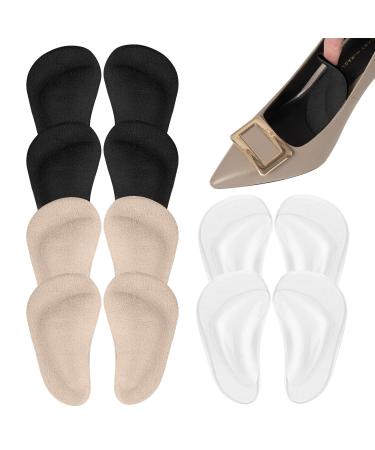 Gel Arch Support insoles for the foot vault 6 pairs of flatfoot correction shoe for pain relief shoe cushion for flat feet for plantar fasciitis one size 2 black 2 transparent 2 beige