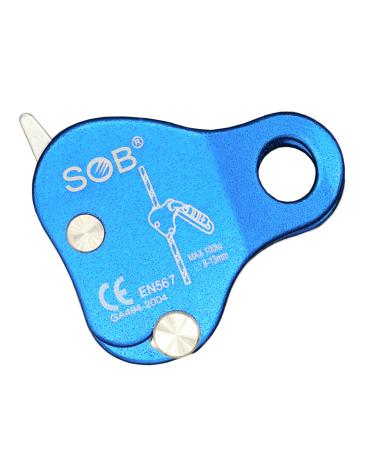 SOB Climbing Ascender Fall Protection Self Lock Alloy Belay Device Climbing 8mm-13mm Rope Grip Clamp for Rock Climbing, Mountaineering, Speed Descent, Caverns, Rescue