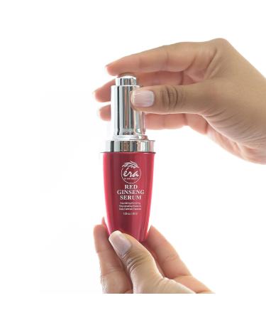 Premium Red Ginseng Face Serum Anti-Aging Skincare with Shining Star Eye Pads Energy Boost & Elasticity 1.5 oz for All Skin Types - Buy Online on GoSupps.com