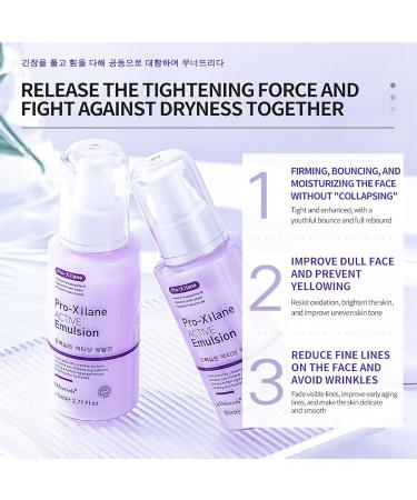 DEleventh Korean Brand Pro-Xilane Active Emulsion 80ml / Anti-Wrinkle Moisturizing Anti-Aging Tighten and Delicate Skin Improve Darkening Repair Damaged Cells and Block UV Rays - Buy Online on GoSupps.com