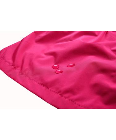 LZH Baby Girls Waterproof Hooded Raincoat & Trousers Set - Magenta, 3-4 Years - Buy Online on GoSupps.com
