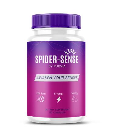 Spider Sense Pills - SpiderSense Pills Supplement Spider-Sense Advanced Strength Formula SpiderSense Overall Daily Health Support Spider Sense Maximum Wellness Supplement Formula (60 Capsules)