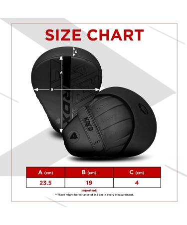 RDX Curved Focus Mitts - Maya Hide Leather | Adjustable Strap | Ventilated | MMA Muay Thai Kickboxing Coaching - Buy Online on GoSupps.com