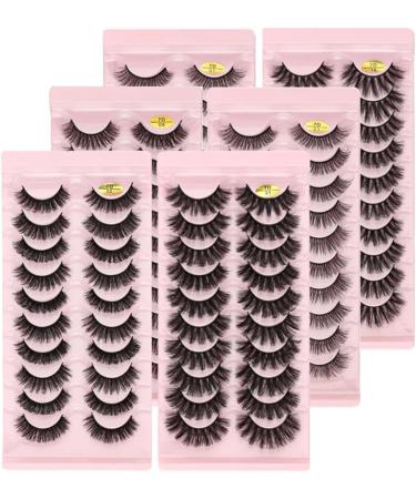 UAMOU Lashes Volume Fluffy Dense Russian Curling Fake Eyelashes Mink Eyes Extension Russian Strip Lashes handmade Cheerfully (Color : 10pairs MIX 8Styles Size : 30 Boxes) - Buy Online on GoSupps.com
