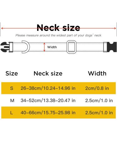 Heele Reflective Dog Collar - Soft Neoprene Padded Nylon for Small Medium & Large Dogs - Royal Blue (26-38cm) - Durable & Adjustable - Buy Online on GoSupps.com