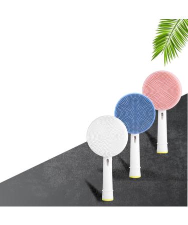 Facial Cleaning Brush Head Portable Electric Toothbrush Replacement Brush Head Face Washing Brush Head Facial Skincare Tool Suitable For All Populations milkywhite2 - Buy Online on GoSupps.com