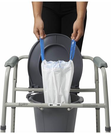 Medline Commode Liner with Absorbent Pad - 12 Count Pack - Buy Online on GoSupps.com