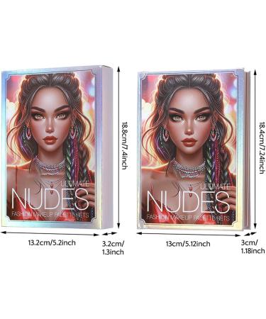 Coffret de Maquillage Fashion en Livre | Coffret Maquillage Portable Palette de Contour Visage | Pour tudiants Voyageurs D butants Quotidien F tes Mariage Et - Buy Online on GoSupps.com