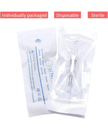12 Pins Needles - 10 Sterile Replacement Cartridges for Microneedle Pen | Individually Packed for Chemical Links - Buy Online on GoSupps.com