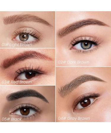 Lightsbetter Waterproof Brow Pen Precisely My Brow Pencil Magical Waterproof Brow Pen Tint My 4 Tip Brow Waterproof 24h Smudge Proof 5 Colours Available (03#) - Buy Online on GoSupps.com