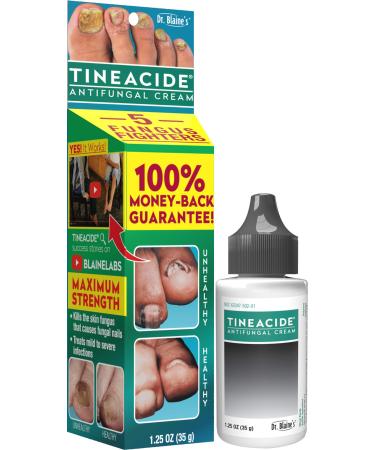 Dr. Blaine's Tineacide Antifungal Cream 1.25 oz. (Quantity of 3)