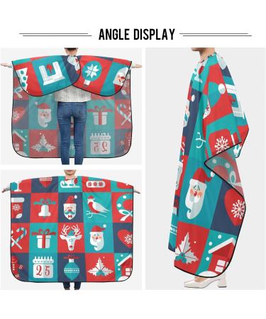 Waterproof Cartoon Christmas Barber Cape - Cheetah Haircut Bib for Men & Women | Unisex Hair Cutting Cape - Buy Online on GoSupps.com