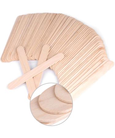 Mavis Laven 100Pcs Wood Waxing Spatula Spatula Disposable Tongue Depressor Body Hair Removal Craft Sticks Waxing Stick - Buy Online on GoSupps.com