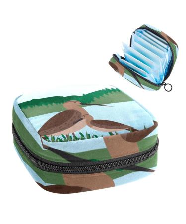 Women's bonds Storage pockets Stillpad Water Vogel Portable Period Kit Bag Feminine product bag for women girls color4