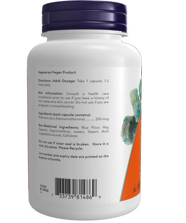 NOW Quercetin with Bromelain Veg Capsules 120 Count (pack of 1) & Supplements Selenium 200mcg Capsules 180 Count Quercetin + SUPPLEMENT Selenium 200mcg - Buy Online on GoSupps.com